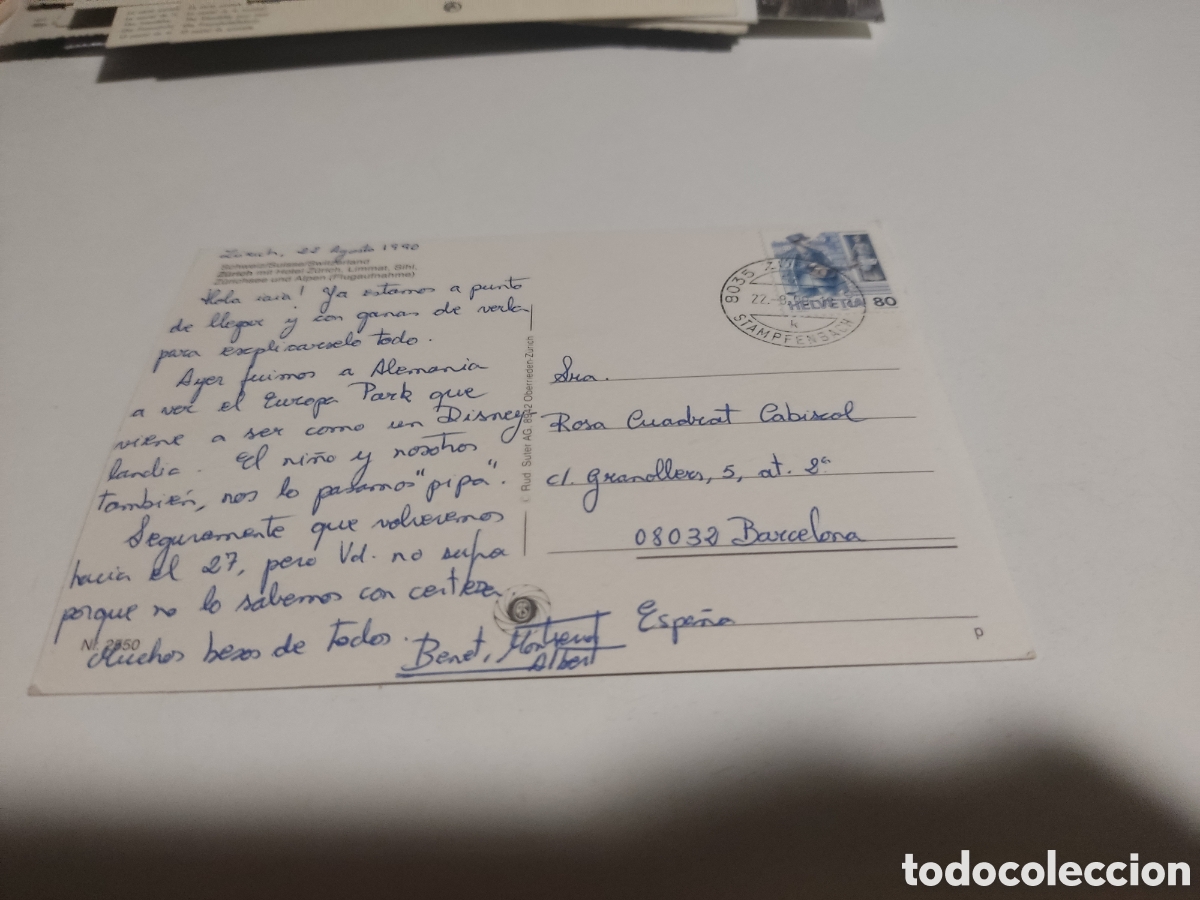 Postales: Postal Zurich - Foto 2