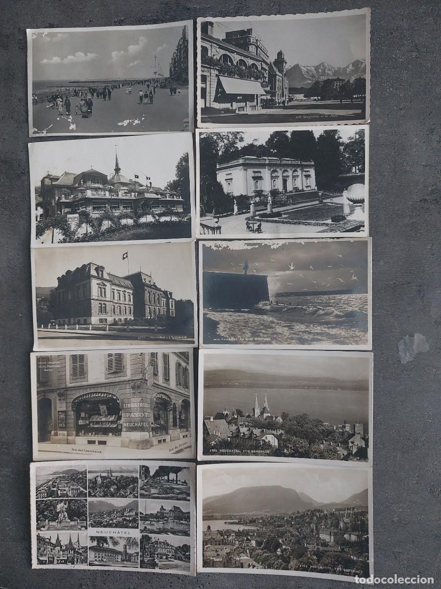 Postales: 10 postales antiguas Neuchatel - Foto 1