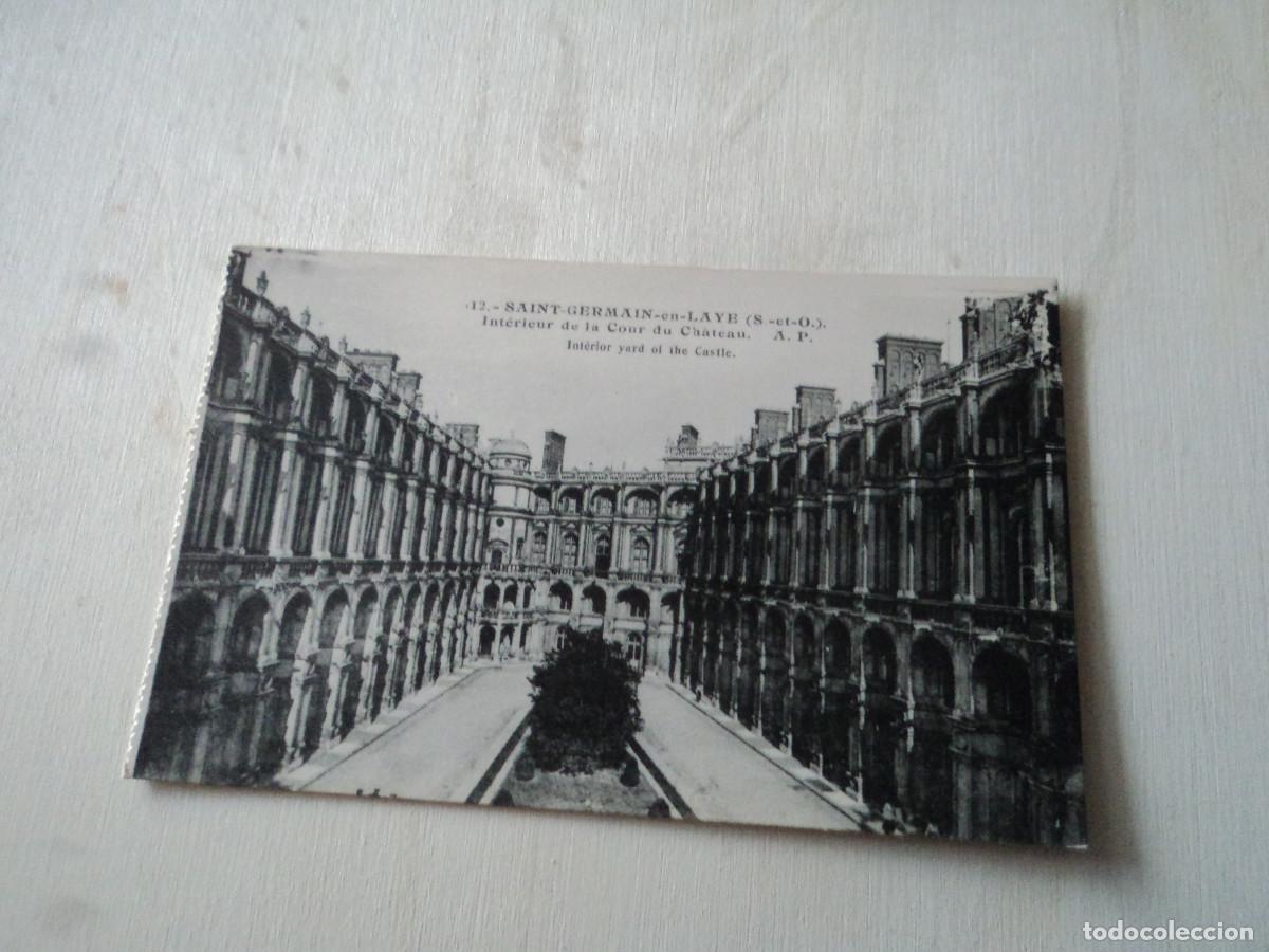 Postales: saint germain en laye, interieur de la cou du chateau - Foto 1
