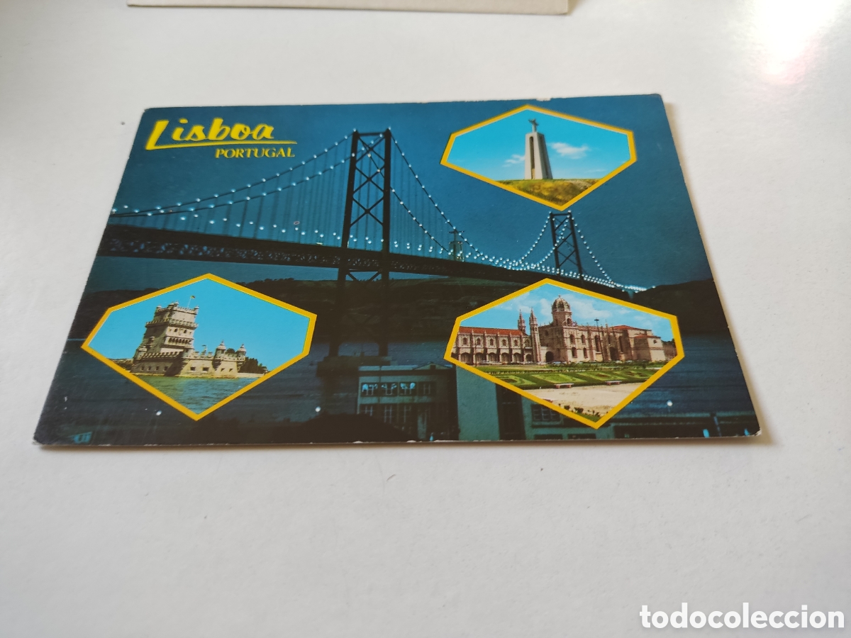 Postales: Postal Lisboa puente - Foto 1