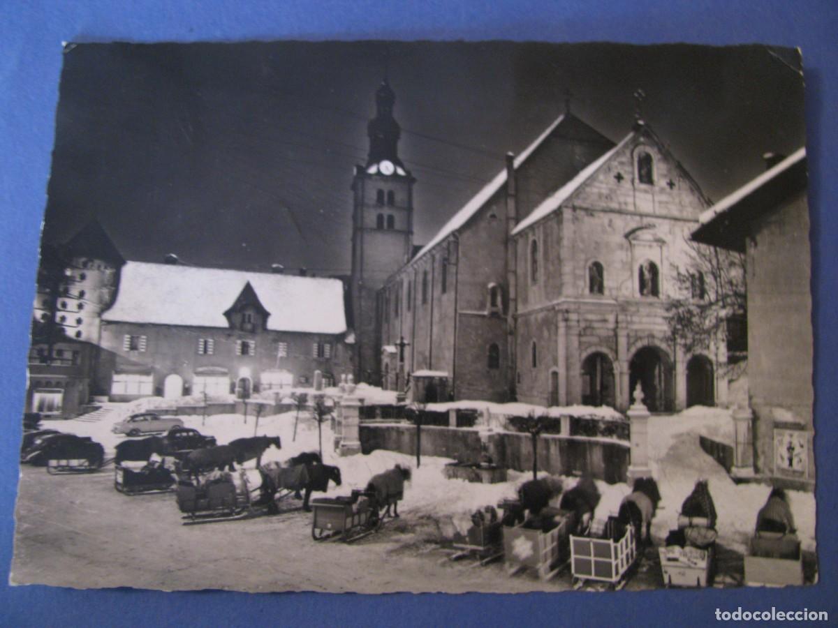 Postales: POSTAL FOTOGR&Aacute;FICA DE FRANCIA. MEGEVE. LA CAPITALE DU SKI. CIRCULADA.