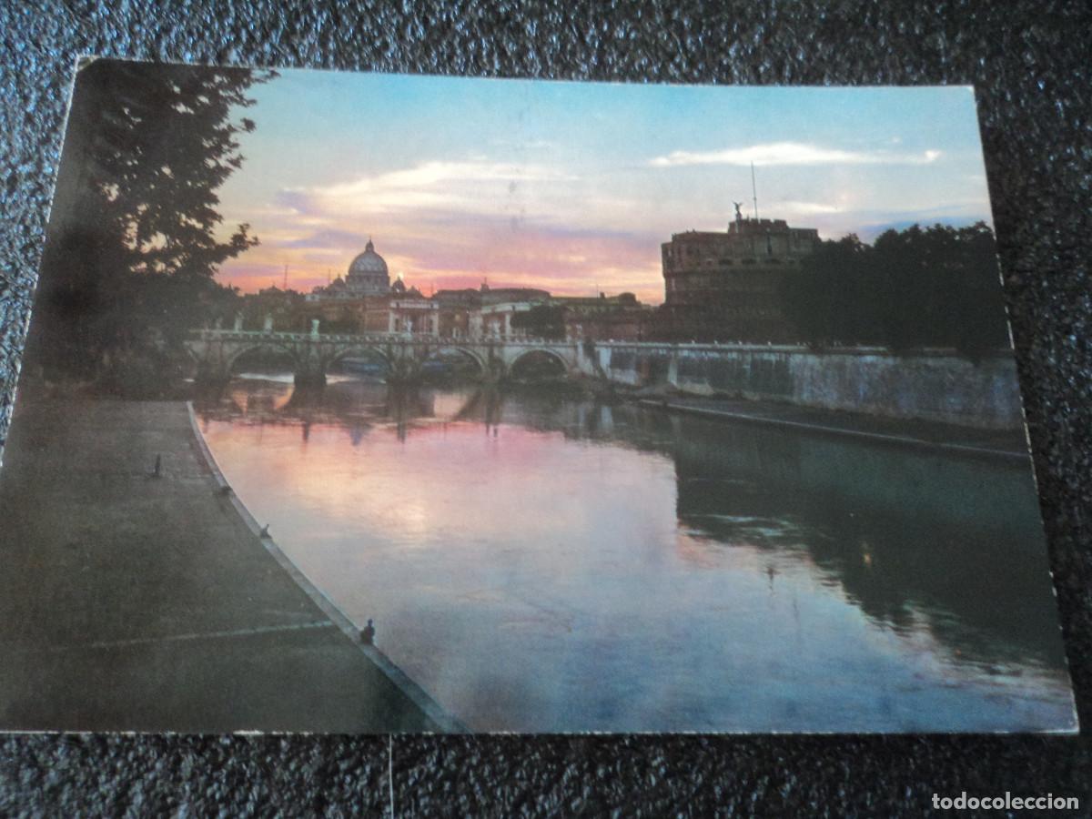 Postales: roma castell de st. angelo, circulada - Foto 1