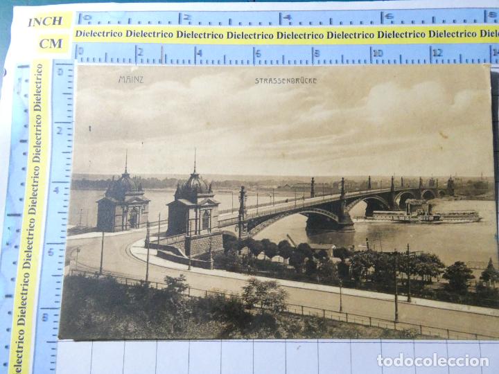 Cartes Postales: ANTIGUA POSTAL DE ALEMANIA. MAINZ STRASSENBR&Uuml;CKE. 193