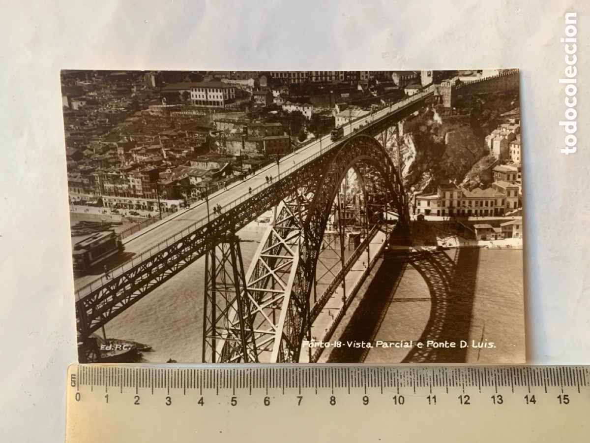 Postales: POSTAL. PORTUGAL. PORTO. VISTA PARCIAL E PONTE D. LUIS. ED. P. C.