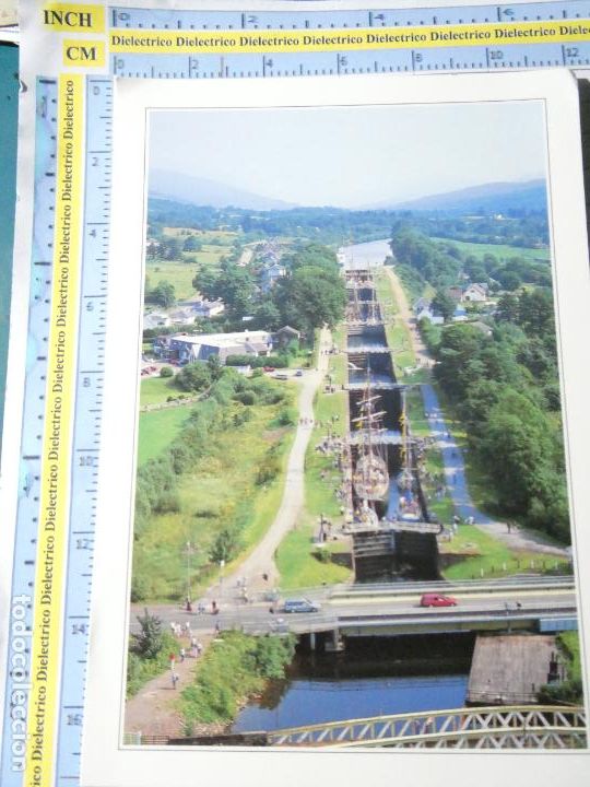 Cartoline: POSTAL DE REINO UNIDO GRAN BRETA&Ntilde;A. ESCOCIA FORT WILLIAM, NEPTUNE'S STAIRCASE ESCLUSAS CANAL. 323