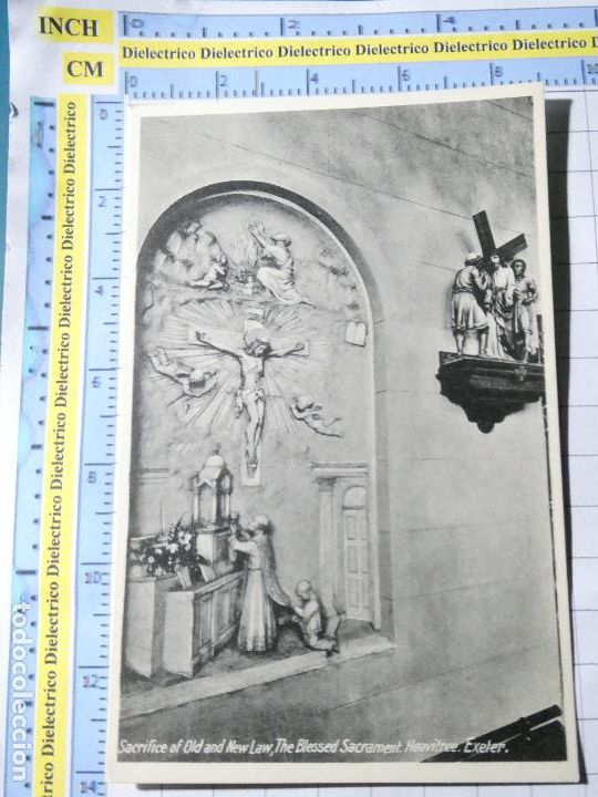 Postais: ANTIGUA POSTAL DE REINO UNIDO GRAN BRETA&Ntilde;A. SACRIFICE OF OLD AND NEW LAW. EXETER HEAVITREE. 338
