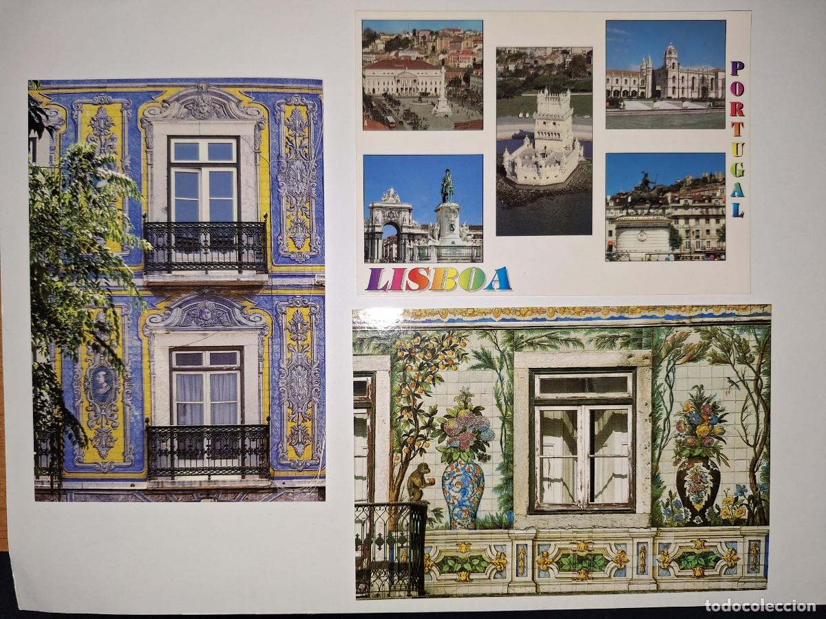 Postales: LOTE 9 POSTALES LISBOA, SIN USAR. - Foto 2