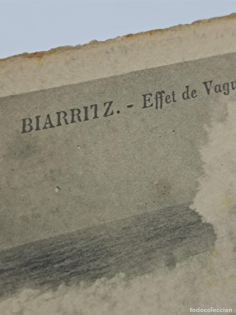 Postales: POSTAL BIARRITZ - EFFET DE VAGUES - Foto 7