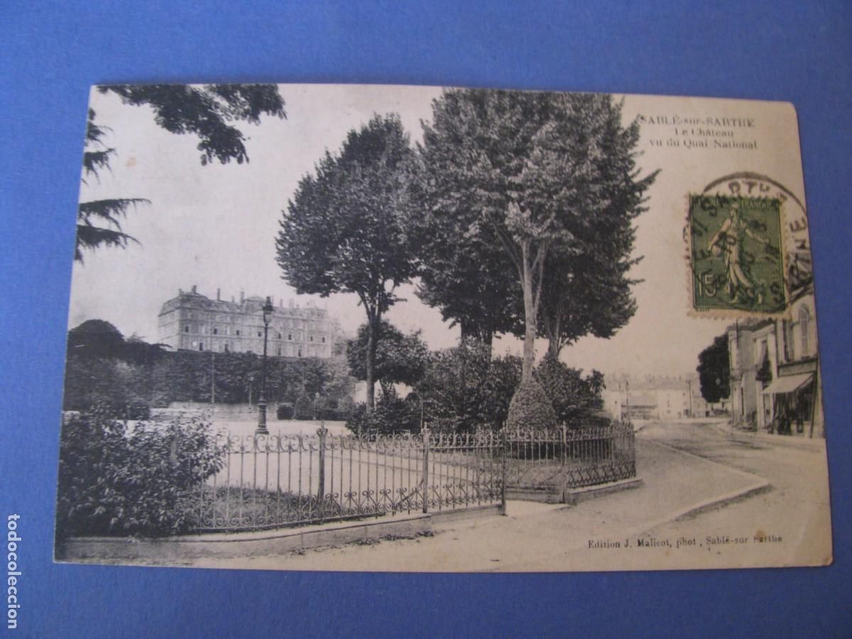 Postales: ANTIGUA POSTAL DE FRANCIA. SABLE SUR SARTHE. CIRCULADA.