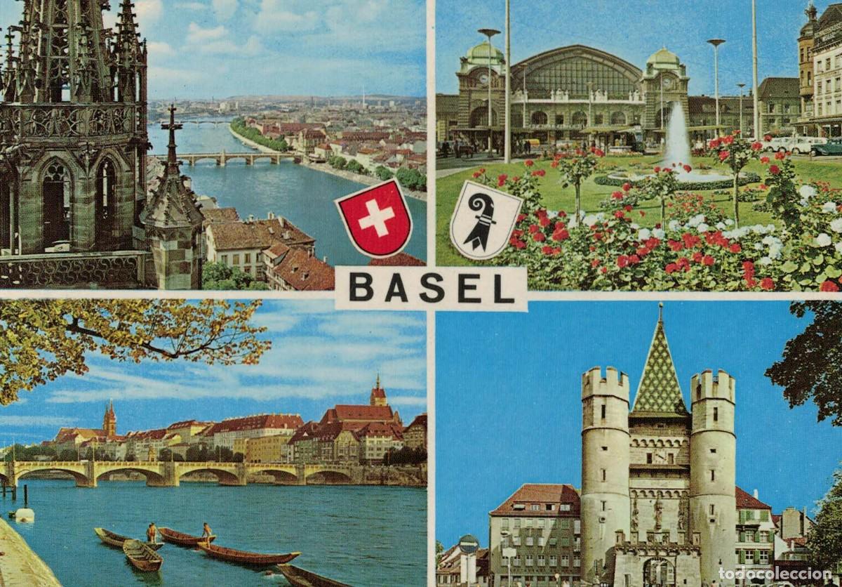 Postales: Basel Basilea Suiza 1964 - Foto 1