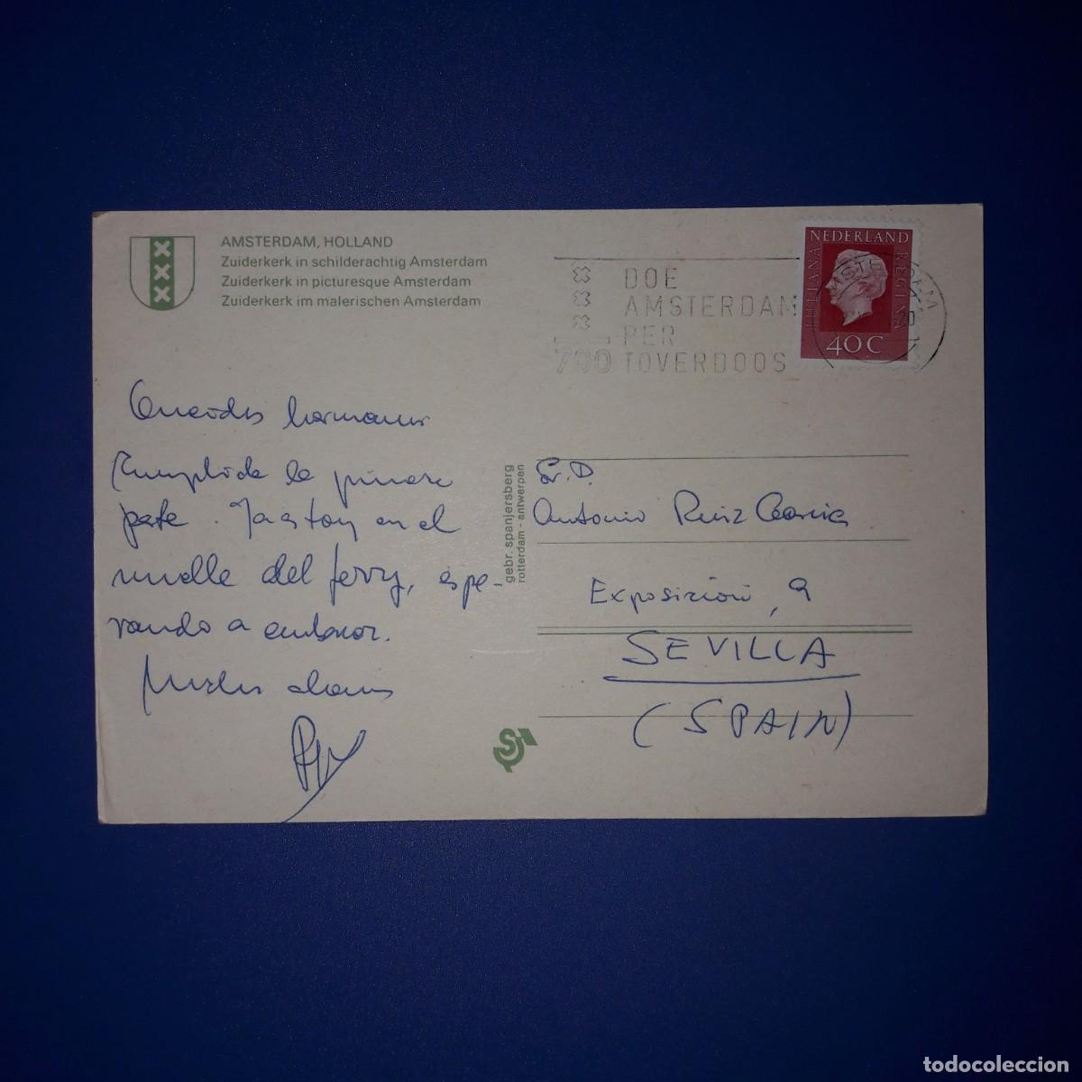 Postales: Postal Amsterdam Holanda - Foto 2