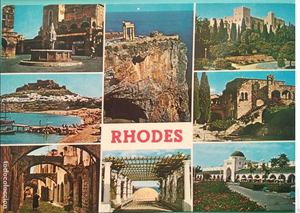 Postais: Rodas. 182 Vistas varias. Nueva. Color