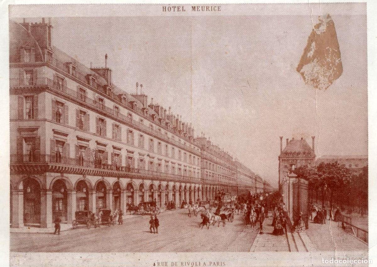 Postales: Postal Hotel Meurice Paris - Foto 1