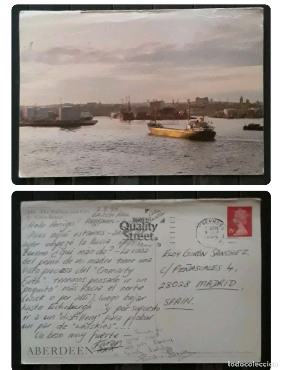 Postales: INGLATERRA - ABERDEEN. POSTAL CIRCULADA. - Foto 1