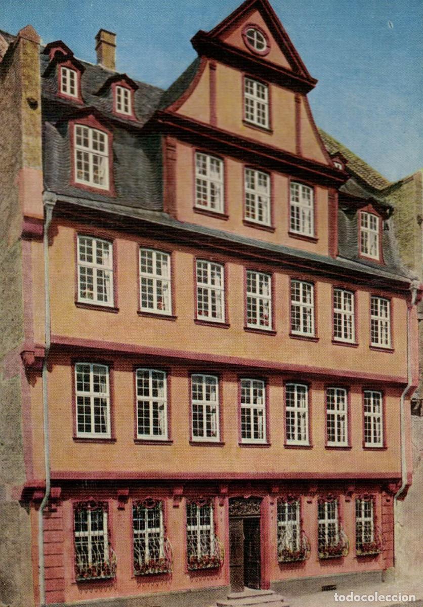 Postais: Goethehaus Frankfurt am Main Alemania