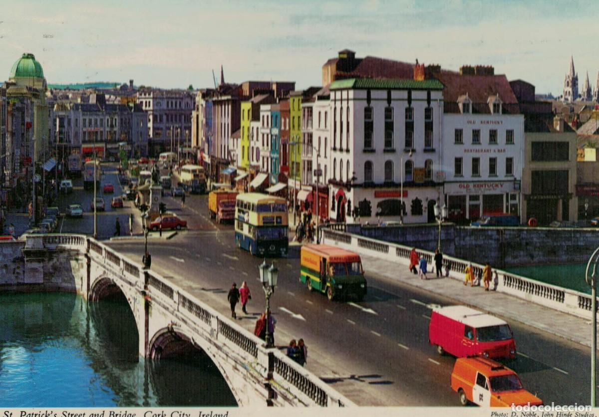 Postais: Saint St. Patrick's Street and Bridge Cork City Ireland Irlanda / Circulada y sellada