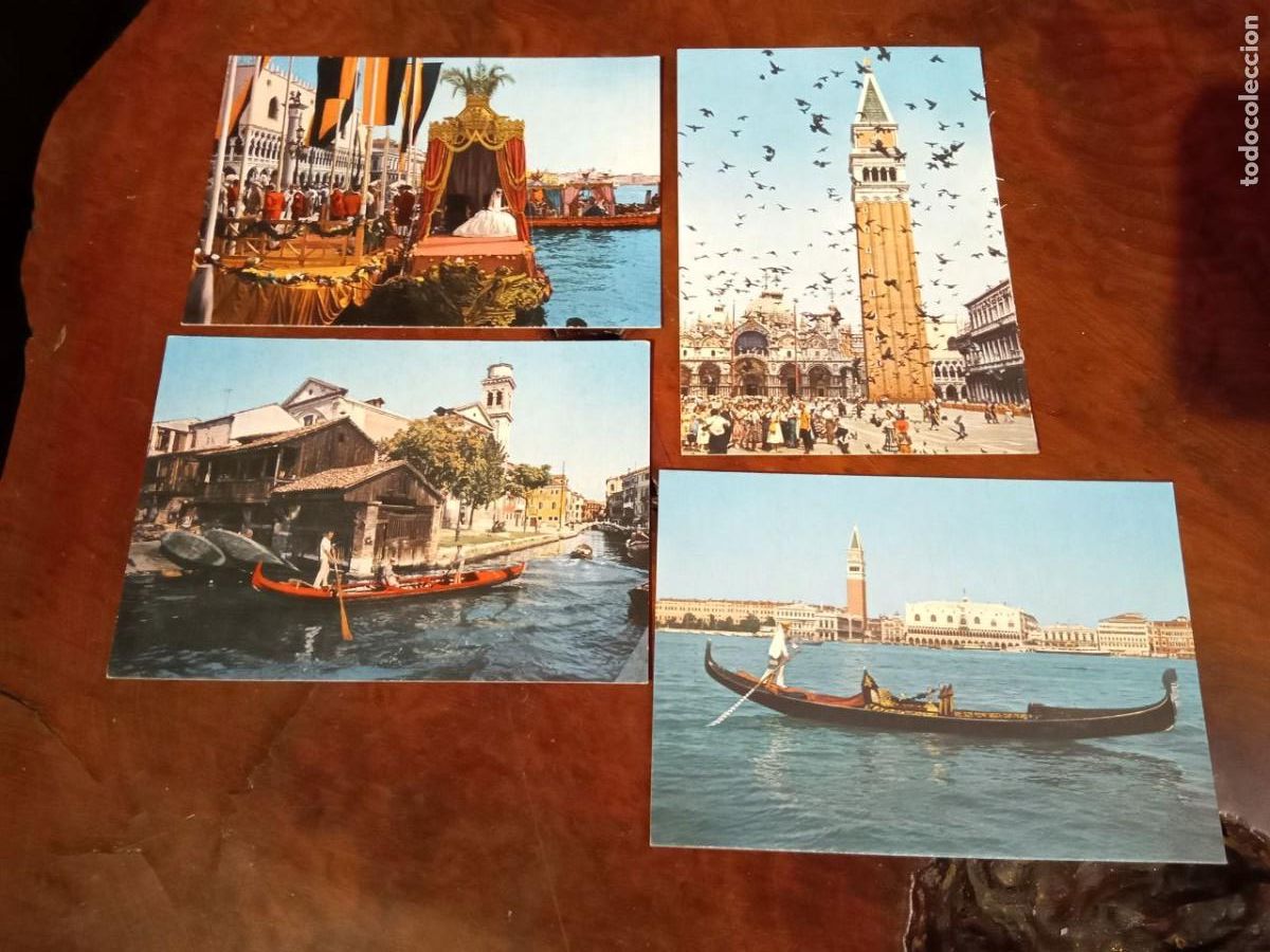Postales: 4 POSTALES DE VENECIA EDICIONES ARDO - Foto 1