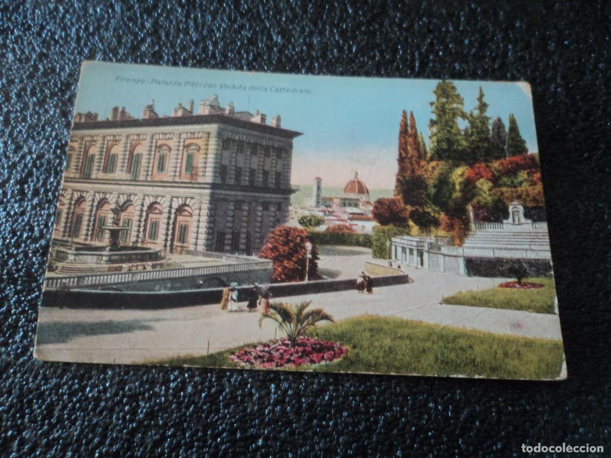 Postcards: firenze palazzo pitti con veduta della cattedrale, ed. ugo m. 25