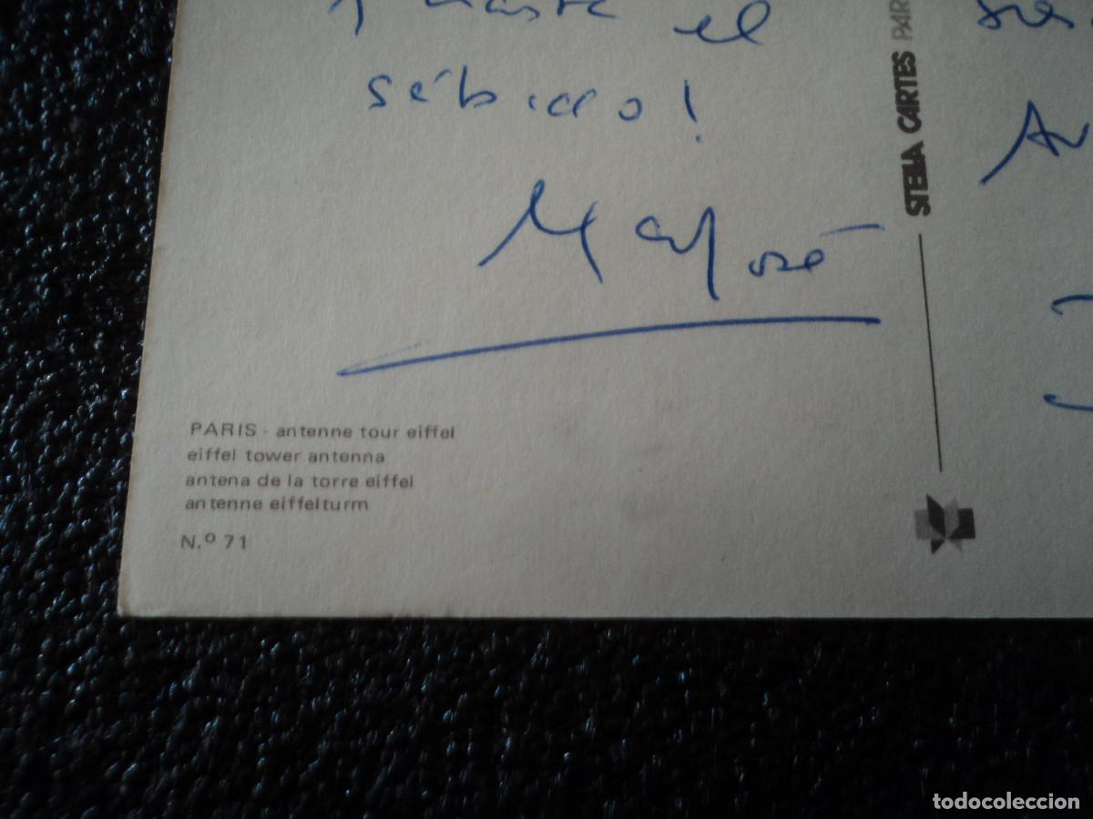 Postales: paris, antena de la torre eiffel, ed. stela, circulada - Foto 2