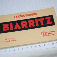 Postales: BLOC 20 POSTALES BIARRITZ, LA CÔTE BASQUE / FRANCIA - PRINCIPIOS/MEDIADOS 1900 ¡MIRA FOTOS/DETALLES!