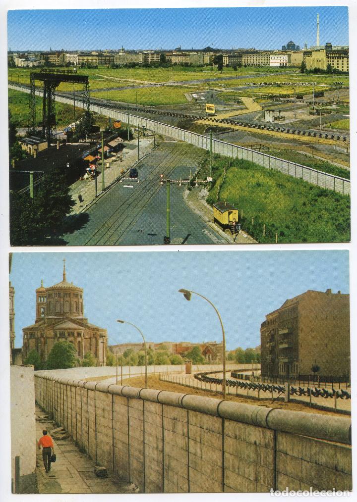 Postales: Muro de Berlin, Potsdamer platz y st. Thomas kirche - Foto 1