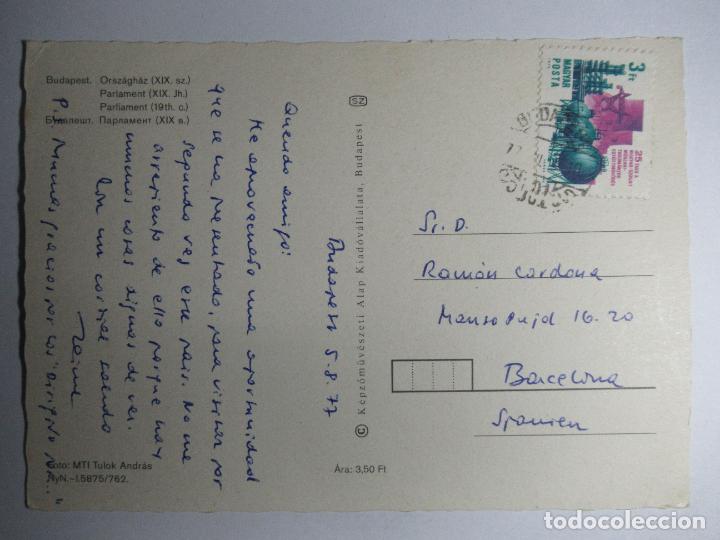 Postales: Budapest - Parlament - Circulada - Foto 2