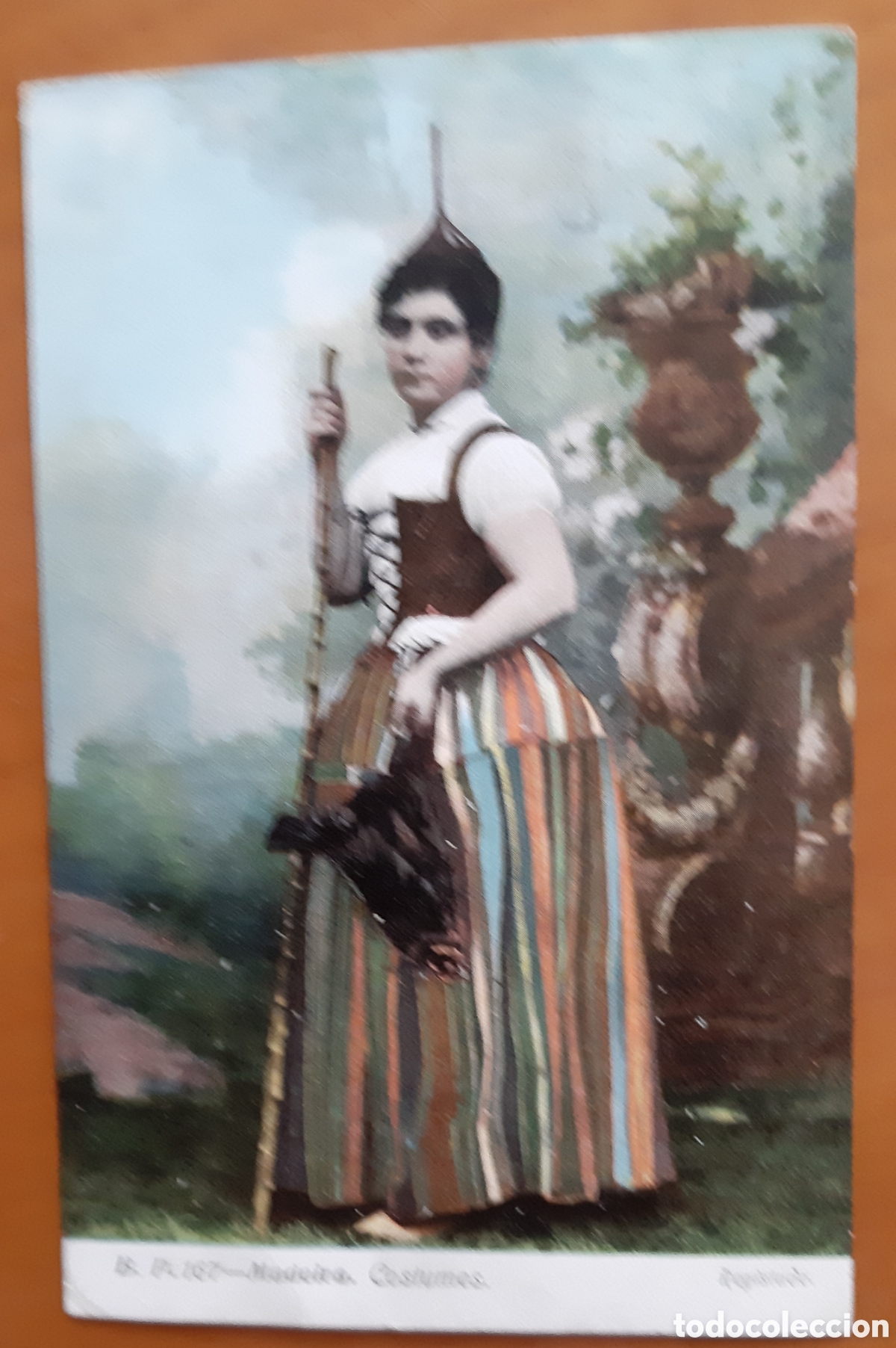 Cartes Postales: Postal Madeira coloreada, Portugal. Costumes. Escrita y circulada. R3975