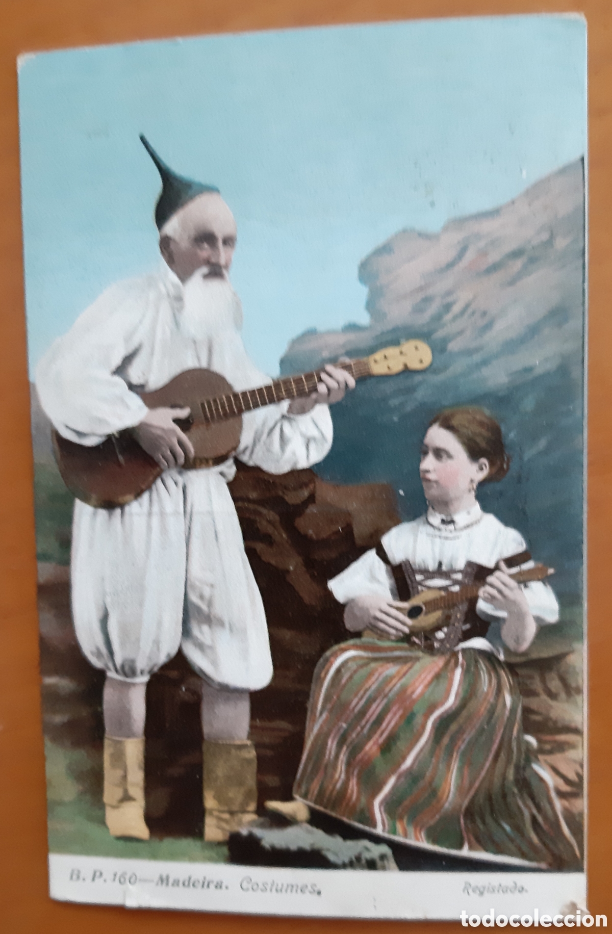 Cartes Postales: Postal Madeira coloreada, Portugal. Costumes. Escrita y circulada. R3976