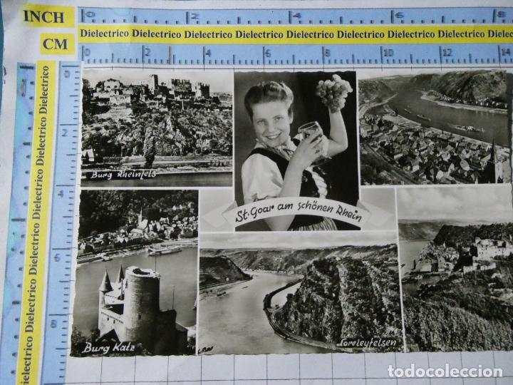 Postales: ANTIGUA POSTAL DE ALEMANIA. ST GOAR AM SCH&Ouml;NEN RHEIN MUJER UVAS VINO. 3411