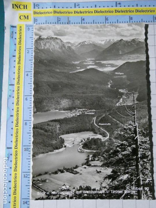 Postkarten: ANTIGUA POSTAL DE ALEMANIA. HERZOGSTAND AUF WALCHENSEE U. TIROLER BERGE 3453