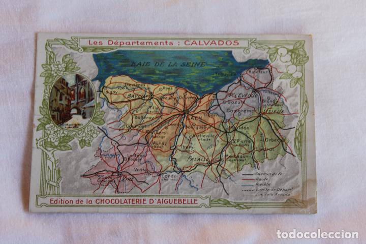 Postales: DEPARTEMENT CALVADOS CHOCOLATERIE D&acute;AIGUEBELLE
