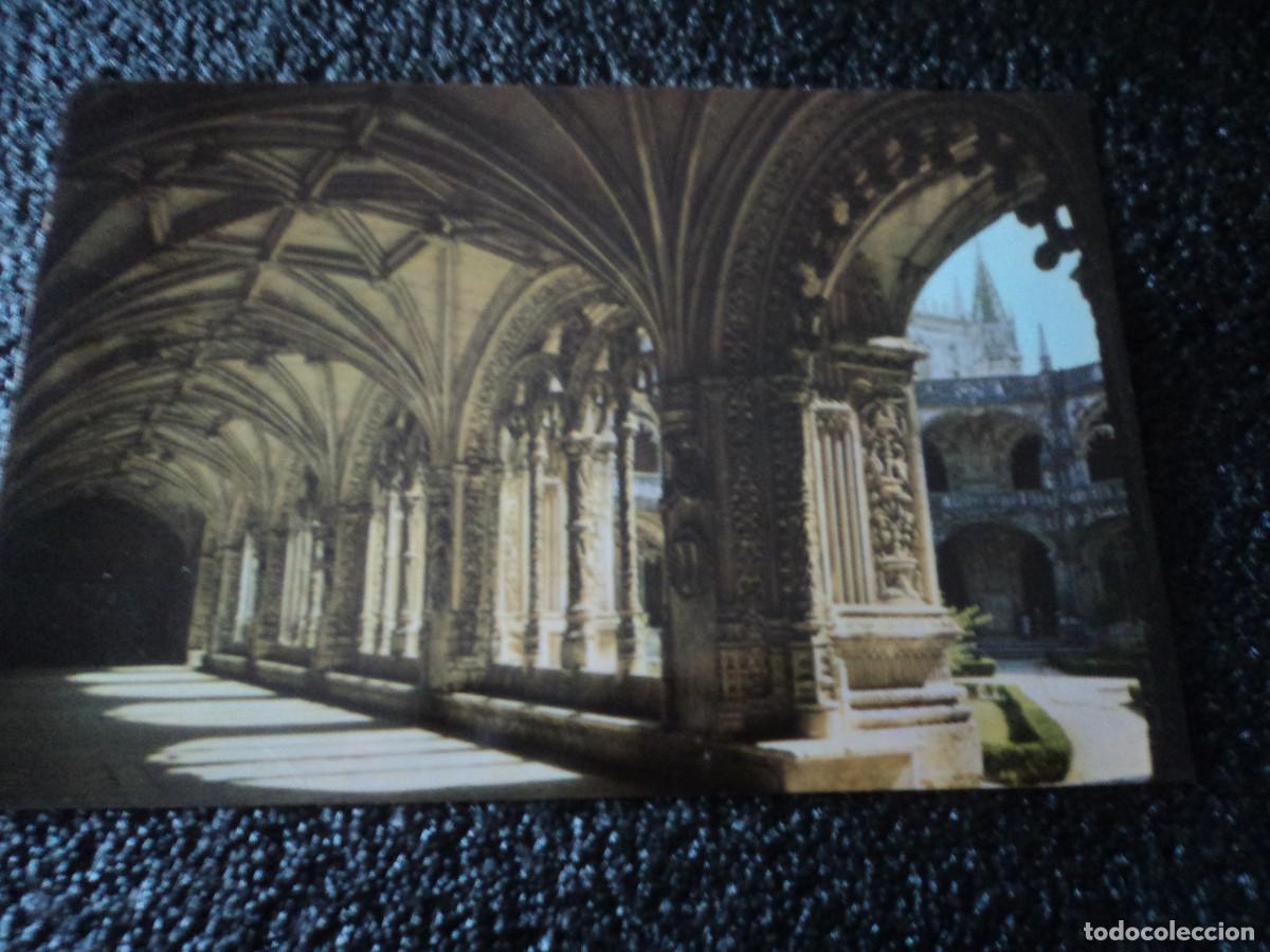 Postcards: 142 lisboa, mosteiro dos jeronimos, claustro, ed. dulia