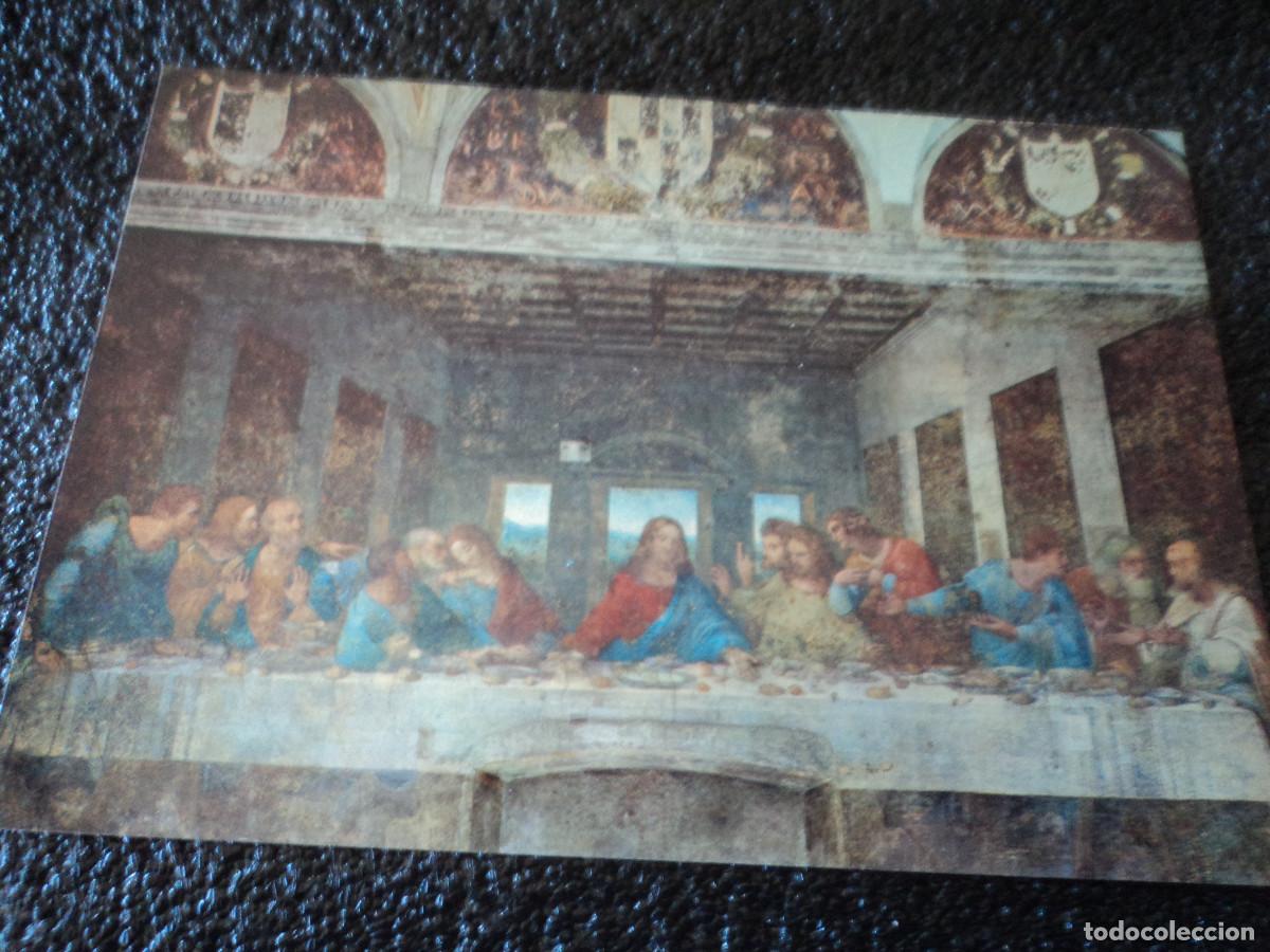 Postales: milan, el cenaculo de leonardo da vinci, 5 idiomas - Foto 1