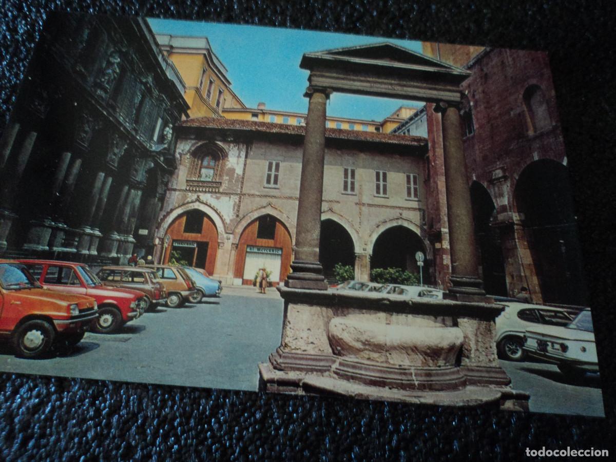 Postales: milan, plaza de los mercantes, galeria de los osii , 5 idiomas
