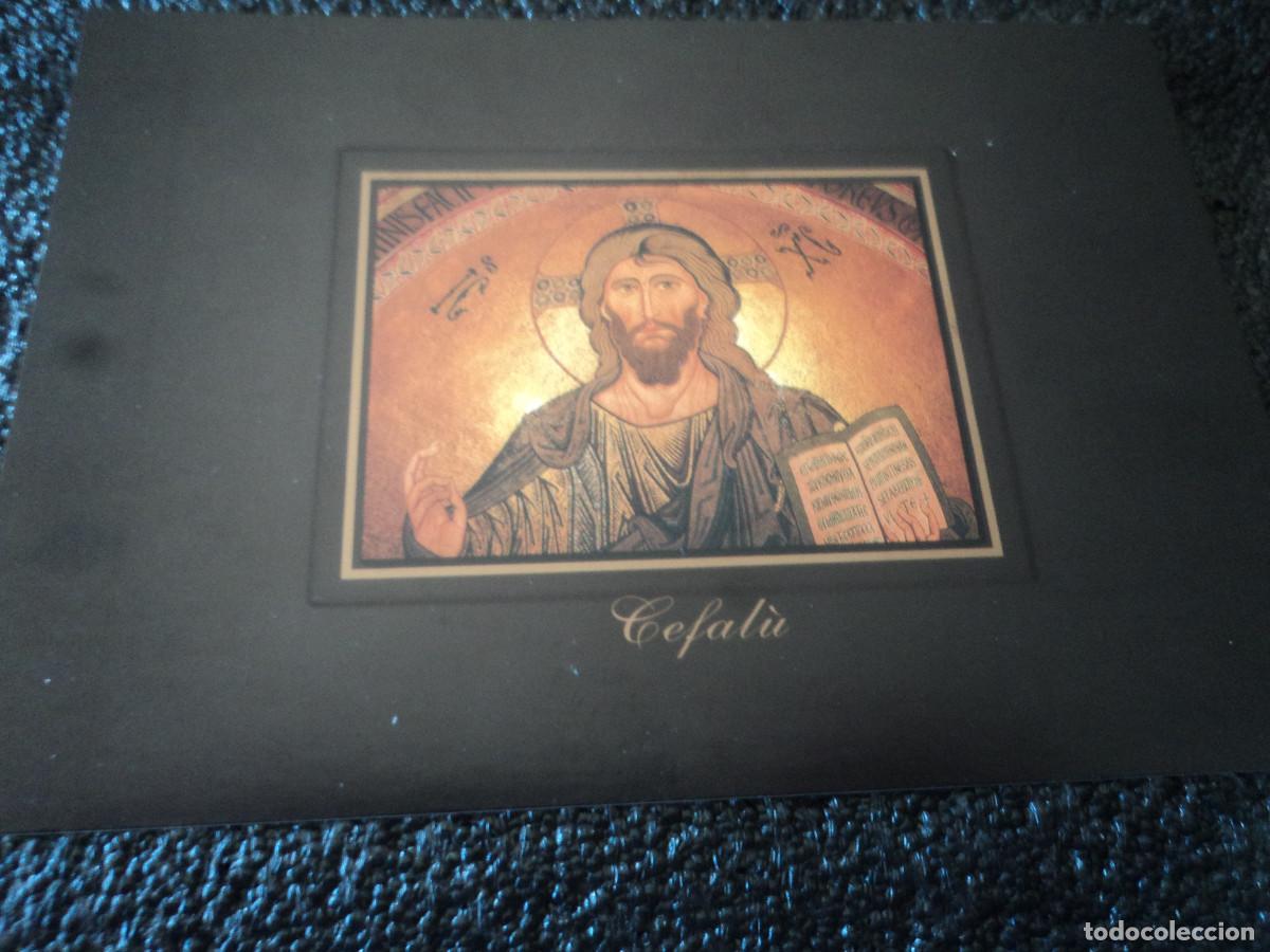 Postales: cefalu, particolare del grandioso il cristo pantocratore, ed. enzo