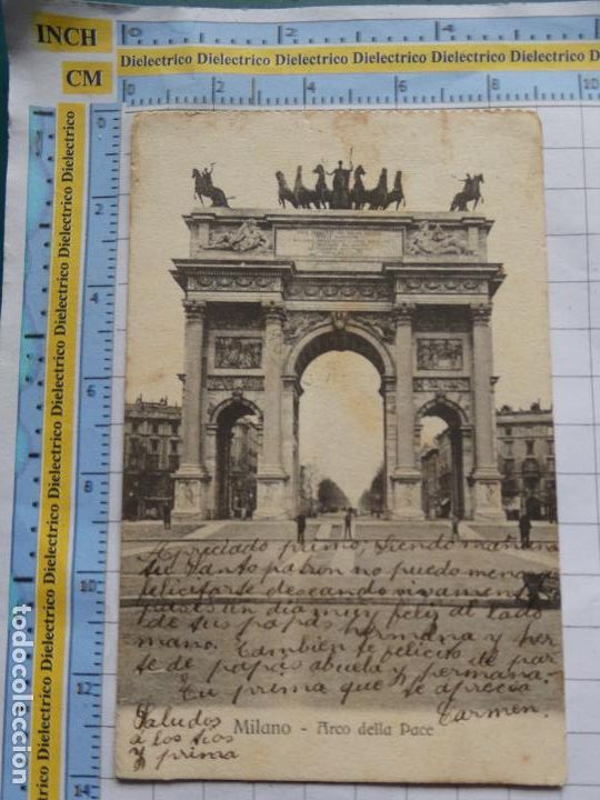 Postais: ANTIGUA POSTAL DE ITALIA. MIL&Aacute;N MILANO ARCO DELLA PACE. 1146