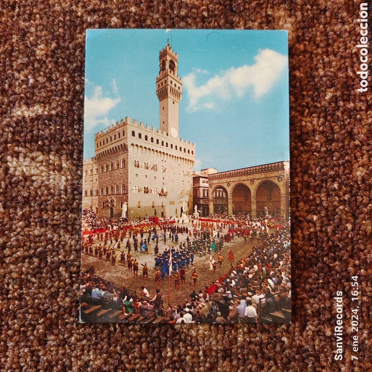Postais: POSTAL: FIRENZE, PIAZZA DELLA SIGNORIA (ITALIA)