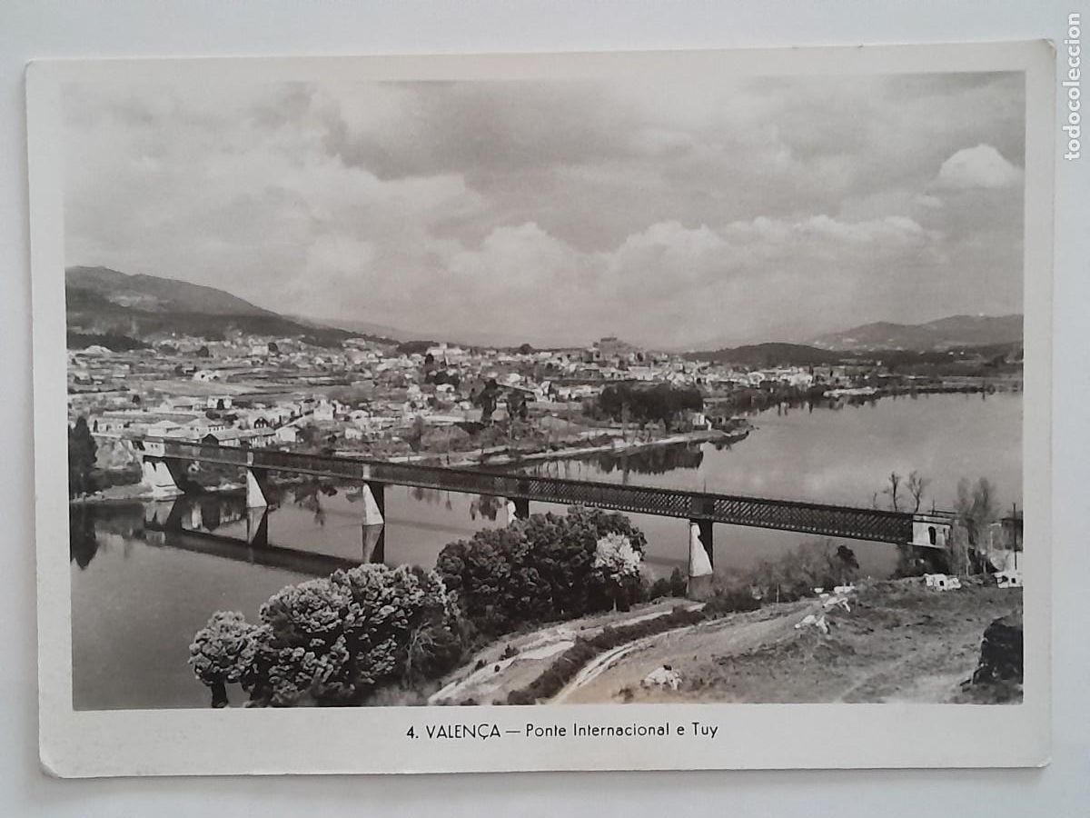 Cartoline: ANTIGUA POSTAL PORTUGAL VALEN&Ccedil;A PUENTE INTERNACIONAL TOY RV 1979