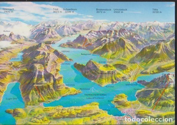 Postkarten: postal SIN CIRCULAR LAC DES QUATRE CANTONS SUIZA POST CARD
