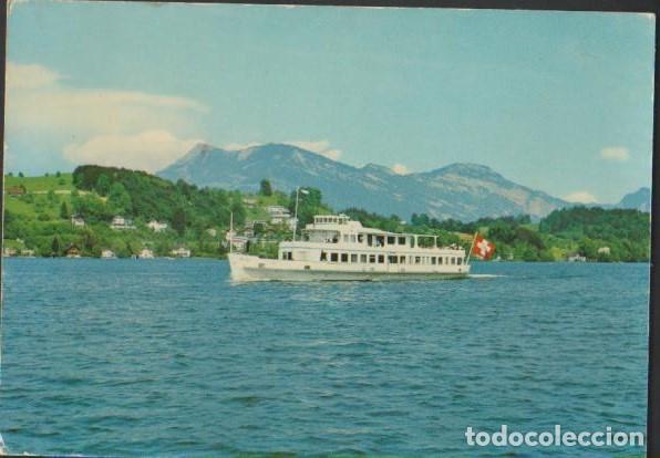 Postkarten: postal SIN CIRCULAR VIERWALDSTATTERSEE SCHIFF RIGI SCHWEIZ SUIZA POST CARD