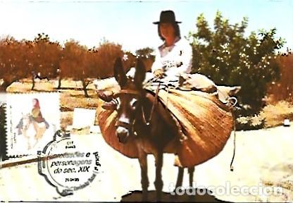 Postales: Portugal & Maxima, Profesiones y Personajes del Siglo XIX, Padeira, Faro 1995 (272) ​