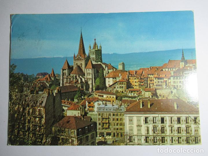 Postales: Lausanne - La Cath&eacute;dral - Circulada - Foto 1