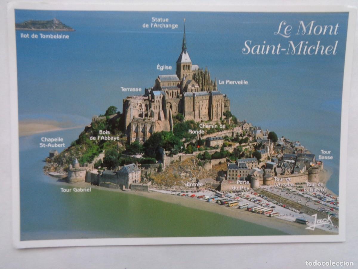 Postales: POSTAL DEL MONTE DE SAN MIGUEL ( FRANCIA ) . MONT SAINT MICHEL