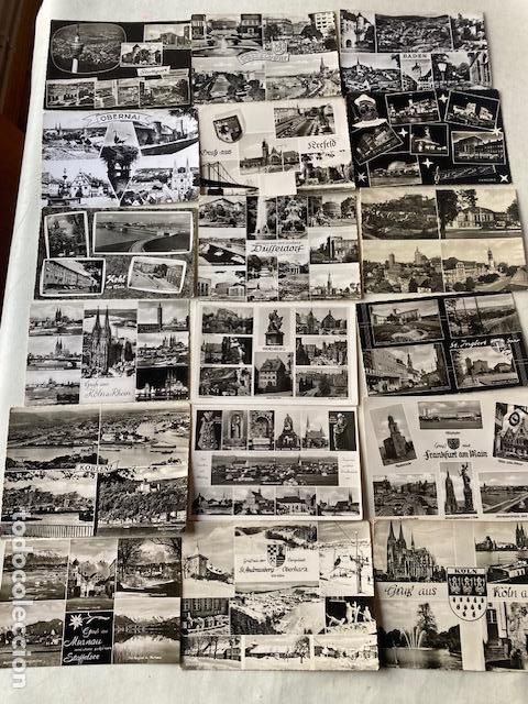 Postales: Alemania. 24 postales multivistas en B/N.