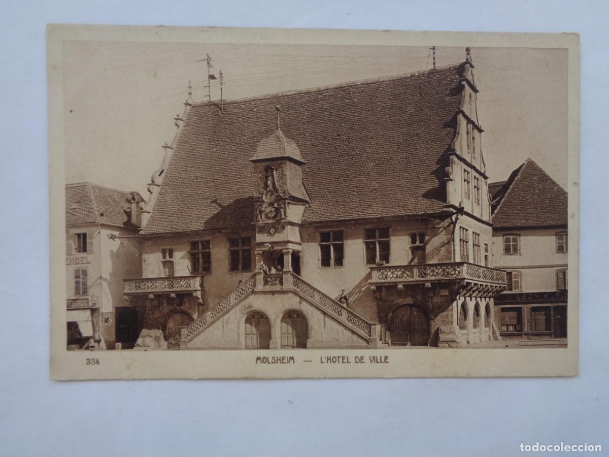 Postkarten: POSTAL DE MOLSHEIM ( FRANCIA ) : AYUNTAMIENTO . PRINCIPIOS DE SIGLO
