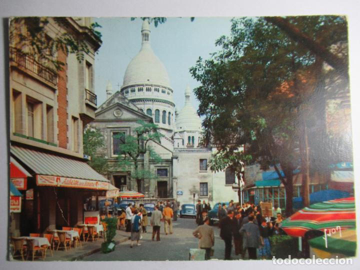 Postales: Paris - La Place du Tertre - Foto 1