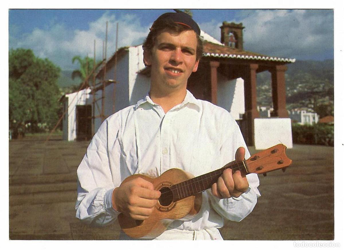 Postales: PORTUGAL. Madeira. Tocador de Braguinha. Sin usar. / M&uacute;sica. Folklore.