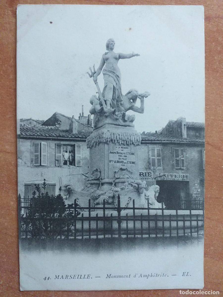 Postales: MONUMENT D &acute;AMPHITRITE - MARSEILLE