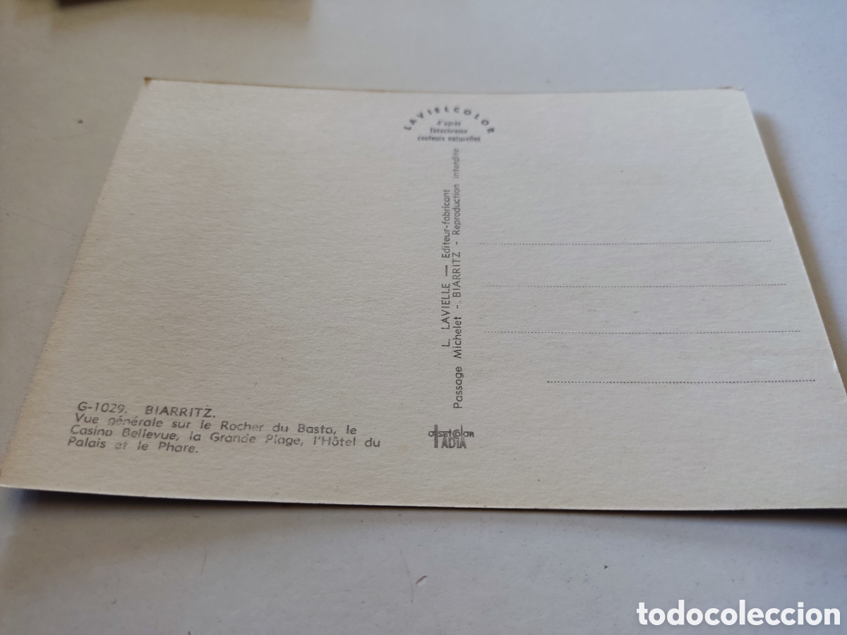 Postales: Postal Biarritz, Faro - Foto 2