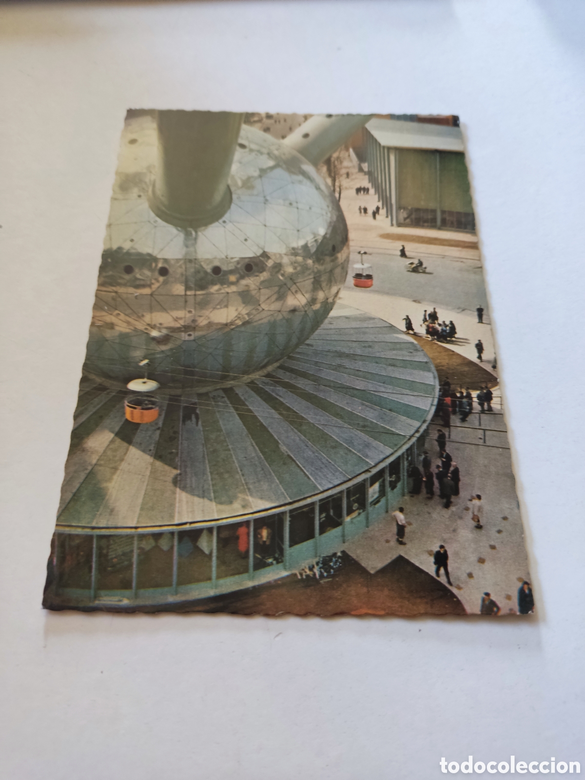 Postkarten: Postal atomium entrada B&eacute;lgica